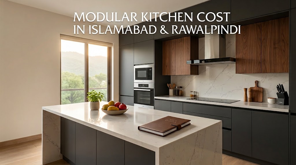 Modern modular kitchen in Islamabad
